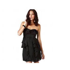 American Eagle‎ Outfitters Ruffle Little Black Dress Size 18